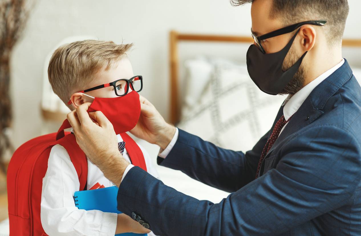 Tamponner les affaires de ses enfants