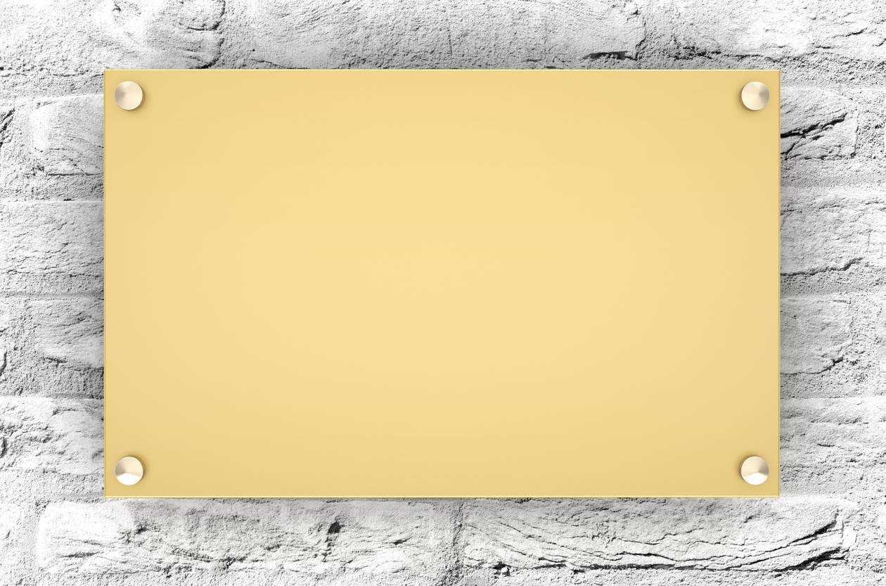 plaque professionnelle